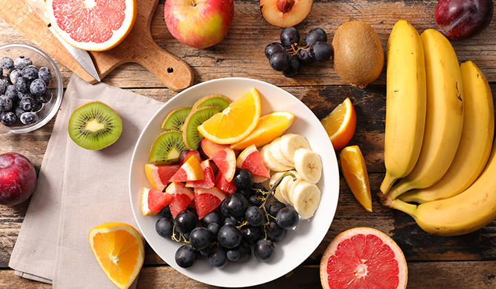 Obst enthält viel Fructose