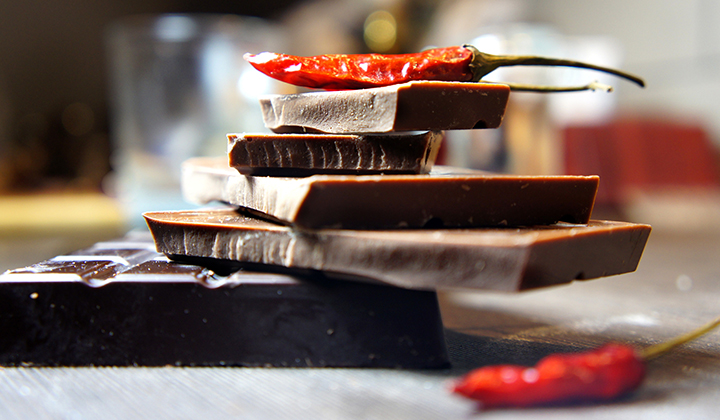 Schokolade und Chili