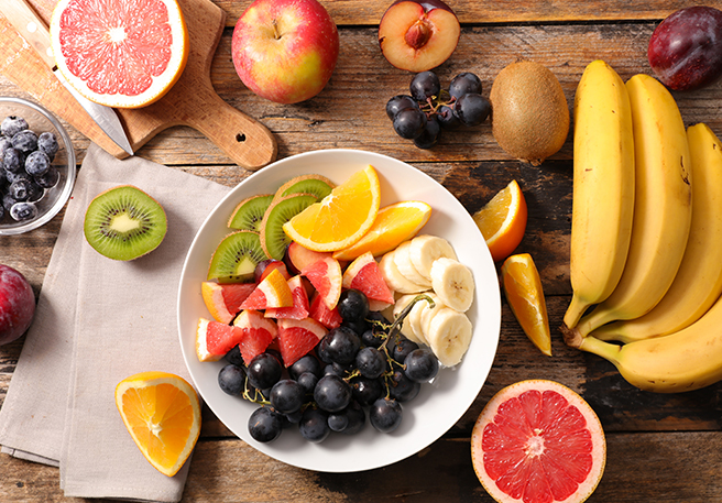 Obst enthält viel Fructose