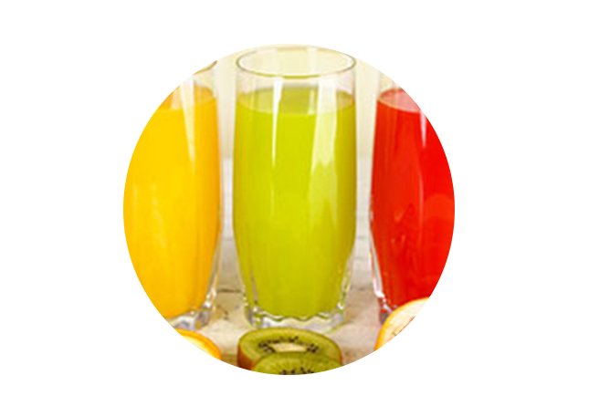 Fruchtsäfte, Fruchtsirup und Limonaden als Lebensmittel mit Fructose