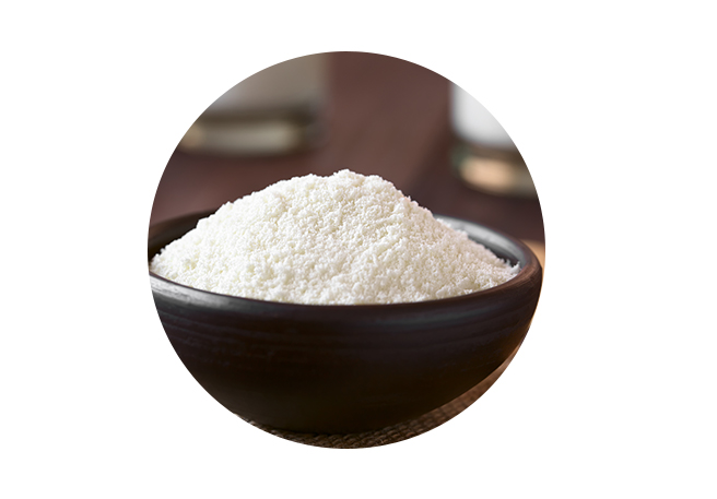 Milchpulver als laktosehaltige Lebensmittel