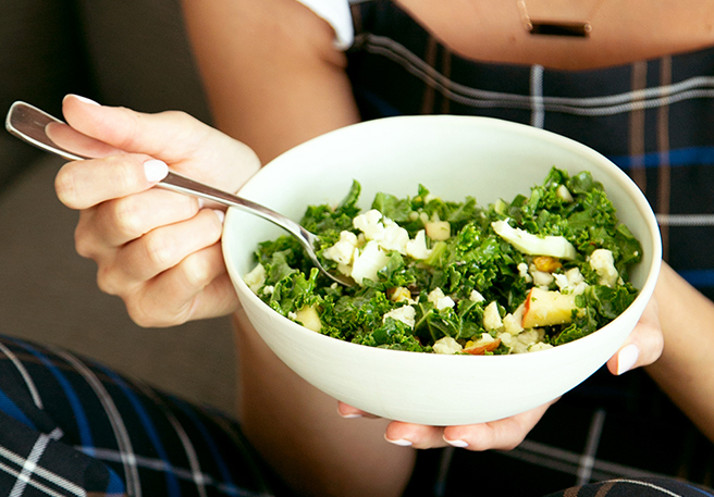 Histaminarmer Grünkohl-Salat