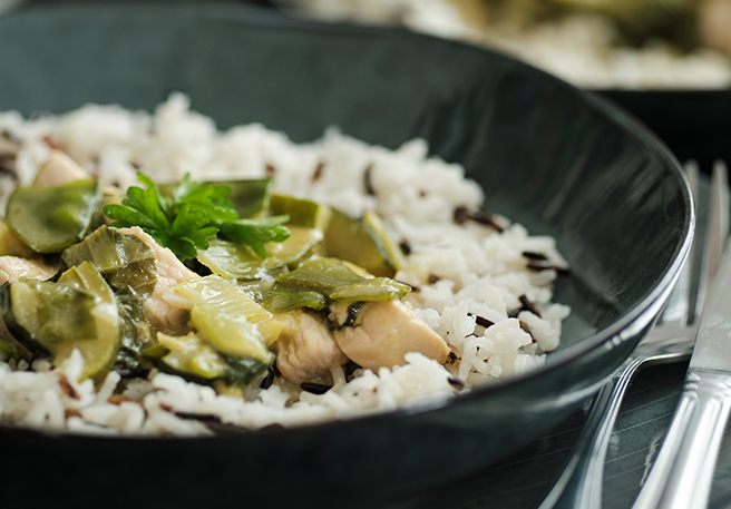 Histaminarmes Hähnchencurry