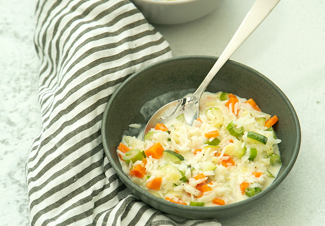 Histaminarmer Kokos-Reis-Eintopf